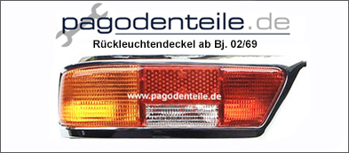 R�ckleuchte Mercedes 280 SL Pagode